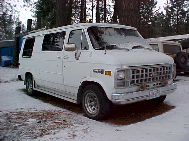 Chevy 4 Wheel Drive Van Conversion